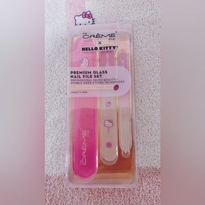 Hello kitty glass nail file set
